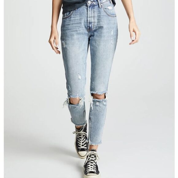 One Teaspoon Storm Buoy Freebirds High Waist Skinny Jeans - Picture 1 of 15